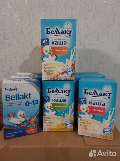 Детские каши молочные смесь