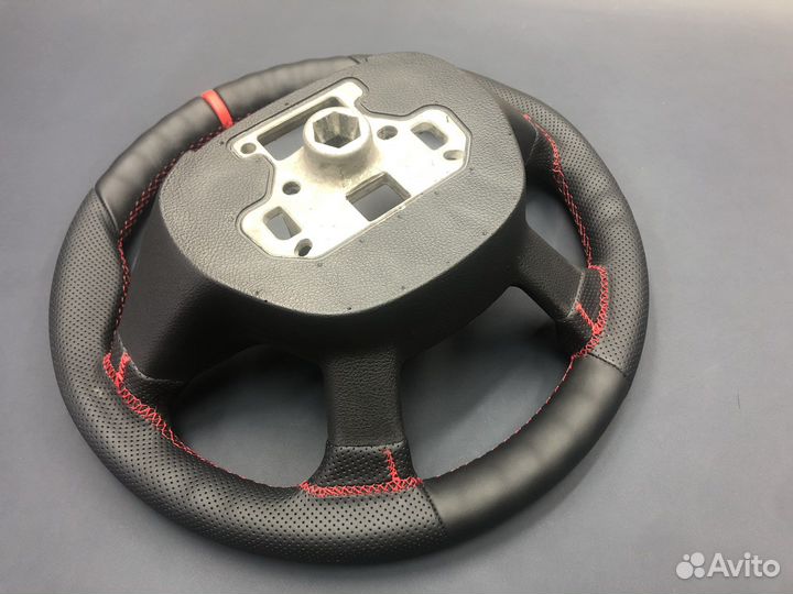 Руль Ford Focus 3 в натуральной коже наппа