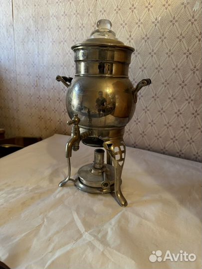 Бульотка со спиртовкой