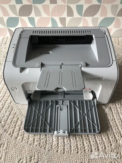 Принтер лазерный HP LaserJet P1102, ч/б, A4, белый