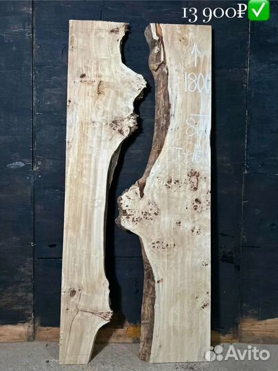 Заготовки для стол-река/сухие/каллиброванные