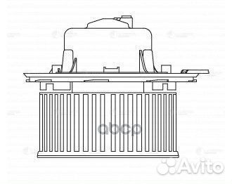 Э/вентилятор отоп. для а/м Skoda Octavia A5