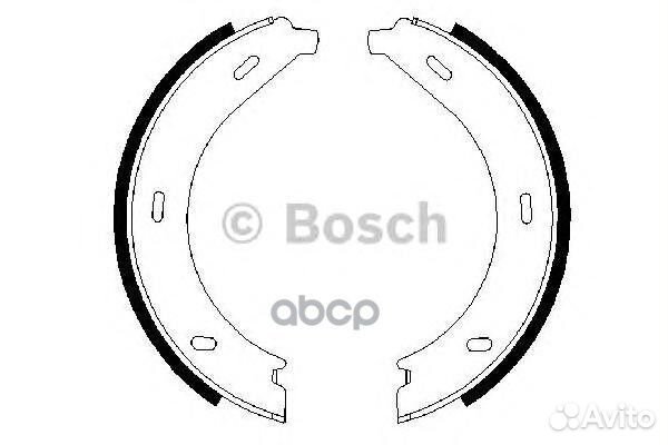 Колодки тормозные барабанные зад 0 986 487
