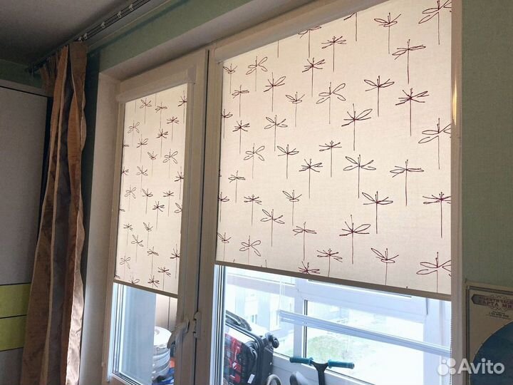 Рулонные шторы и жалюзи на окна