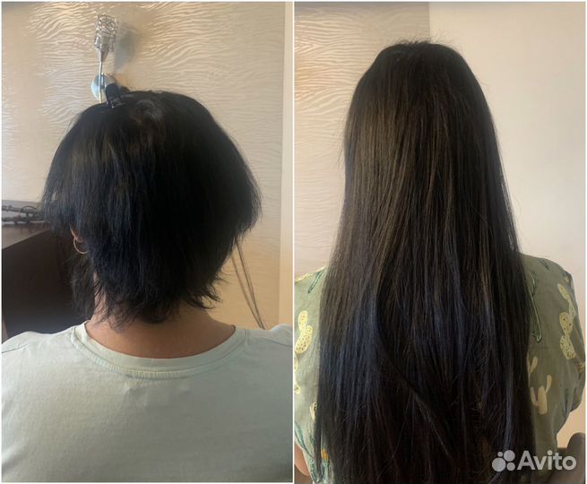 Наращивание волос +работа 9000