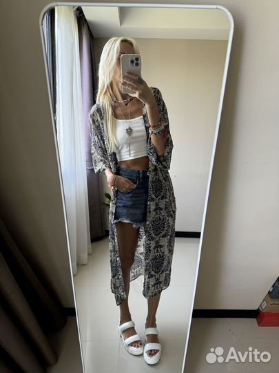 Накидка пляжная туника