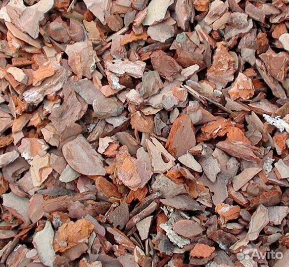 Сосновая кора Экологически чистая мульча для сада