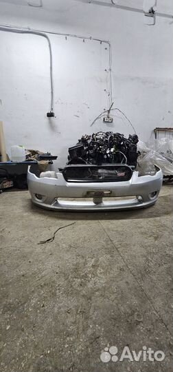 Бампер с кастомной решеткой Subaru legacy bl/bp