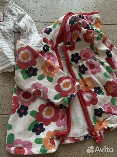 Вещи пакетом кофты,майки на девочку 12-24