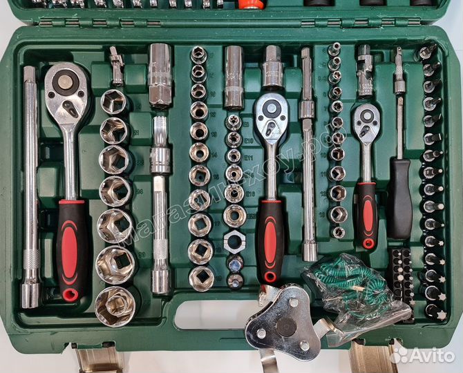 Набор инструментов, набор ключей, головок 126 шт