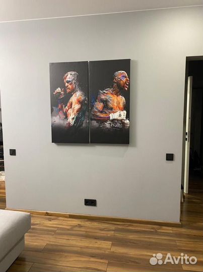 Печать портретов и картин на холсте, стекле