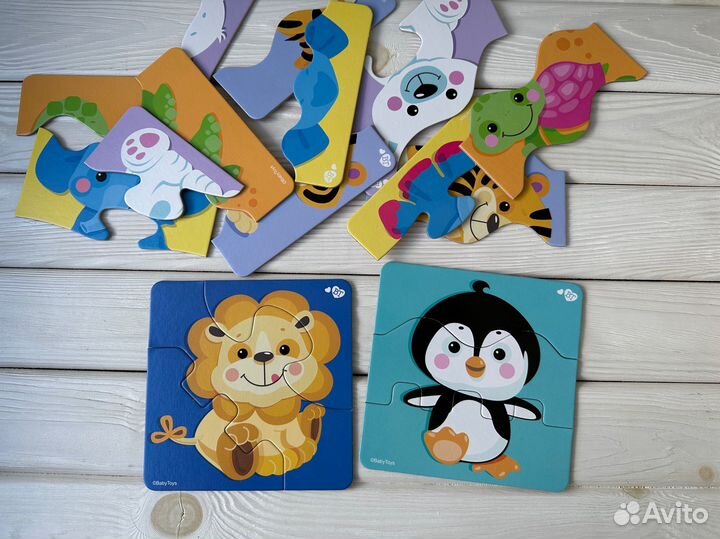 Первые пазлы половинки