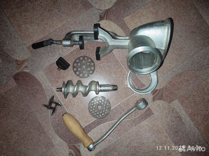 Мясорубка ручная чугунная Катунь