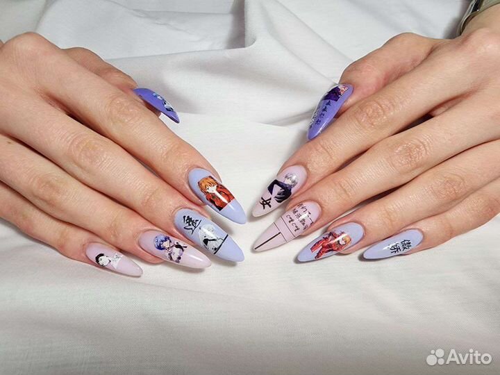 Креативный маникюр / наращивание