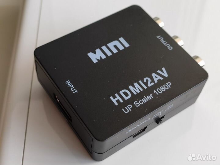 Конвертер переходник с hdmi на 3RCA (тюльпаны AV)