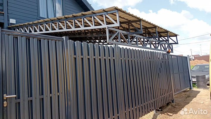 Установка навесов под ключ