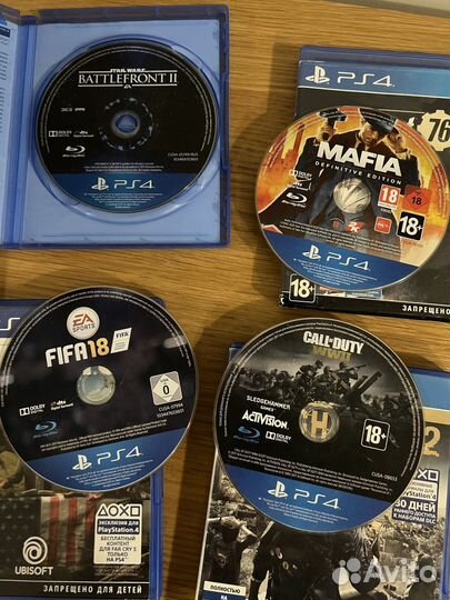 Игры на ps4 диски
