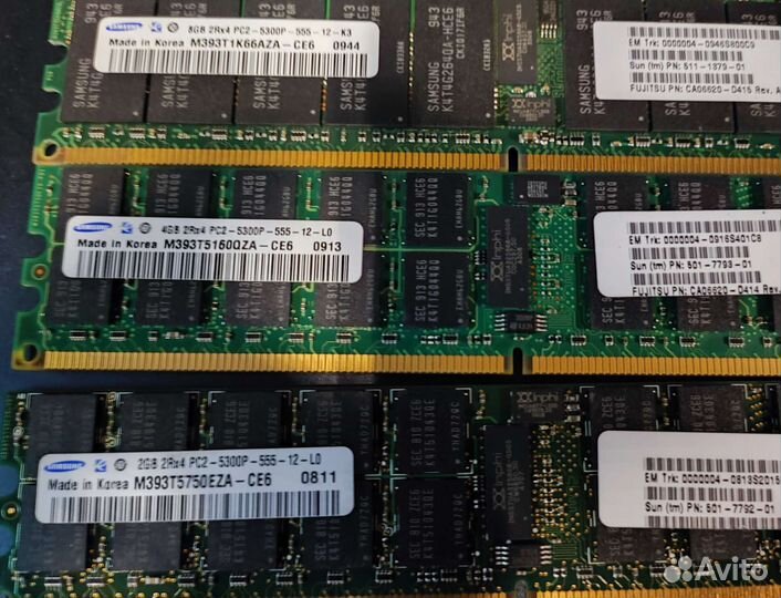 Оперативная память ddr2 серверная 4 8 GB