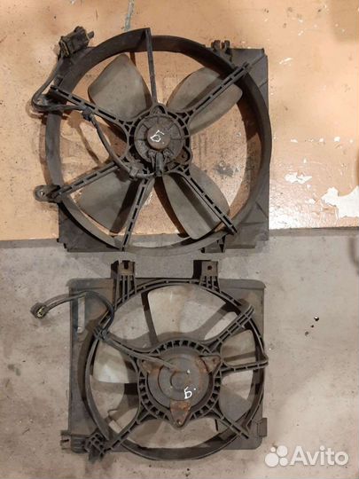 Мазда 626 диффузор радиатора