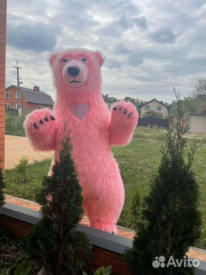 Ростовые куклы, белый медведь 2,5м