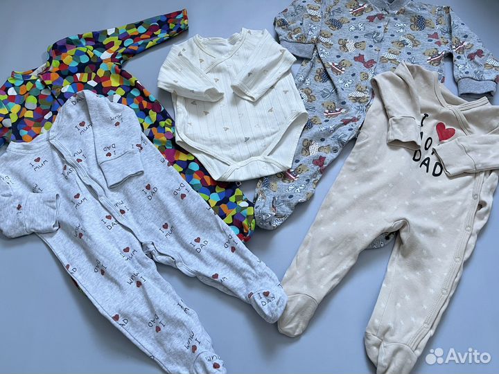 Пакет вещей для девочки 62 68