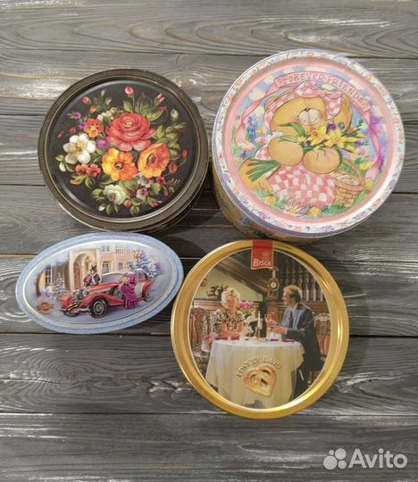 Жестяные банки коробки