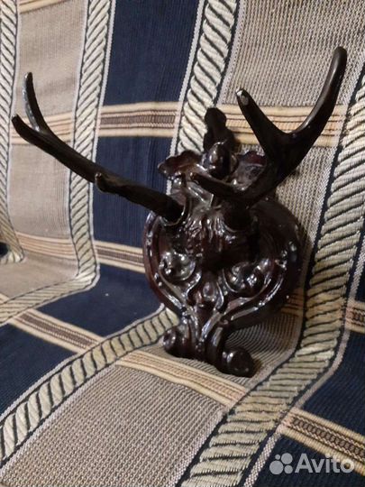 Вешалка ретро настенная Рога