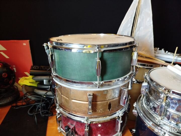 Малый барабан и кадло (латунь)