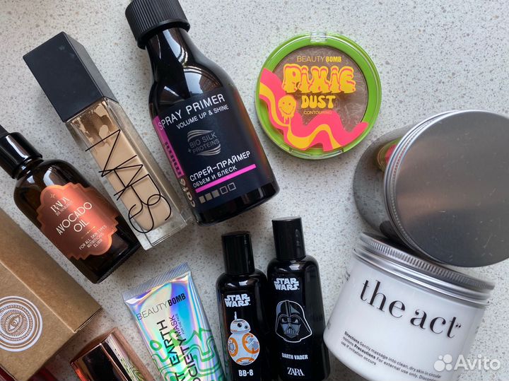 Набор косметики пакетом бу/новое
