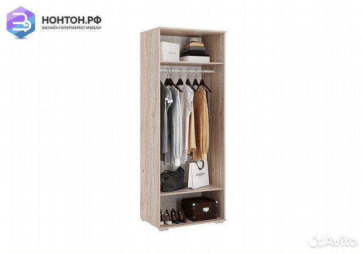 Шкаф 2-х дверный Алина 04.21 дуб мария / белый