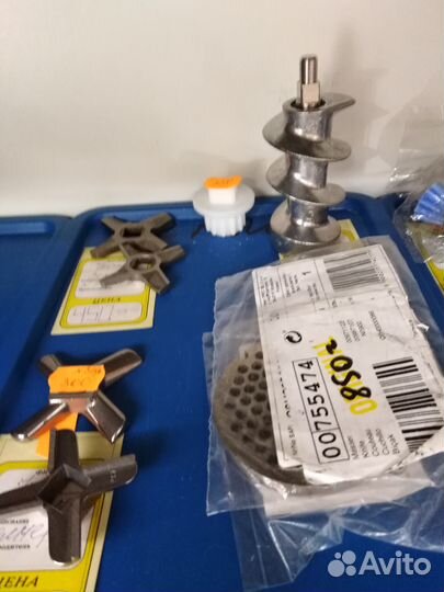 Шестеренки, шнеки, ножи для мясорубок