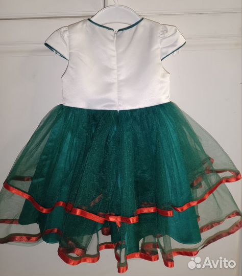 Новогоднее платье для девочки 92