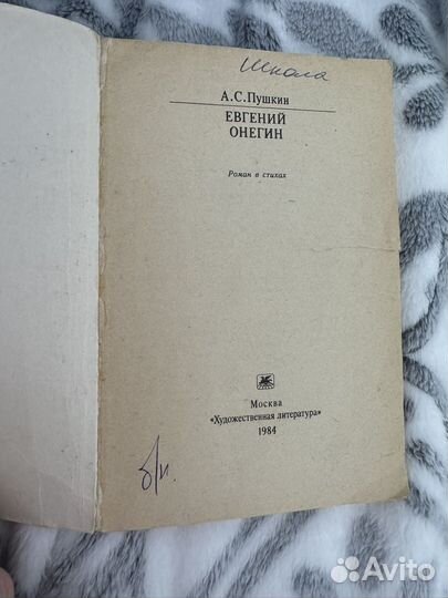 Книга евгений онегин