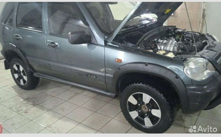 Пороги Niva Chevrolet пластик