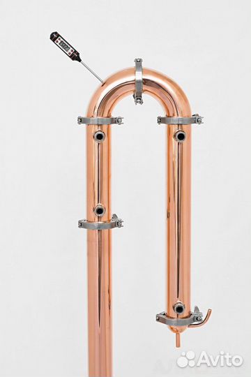 Бражная колонна, ректификационная, пленочная колон