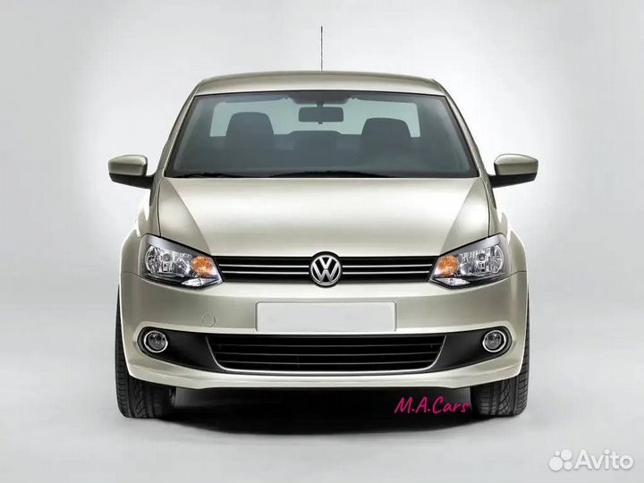 Бампер задний Volkswagen Polo 5 2010+ все цвета