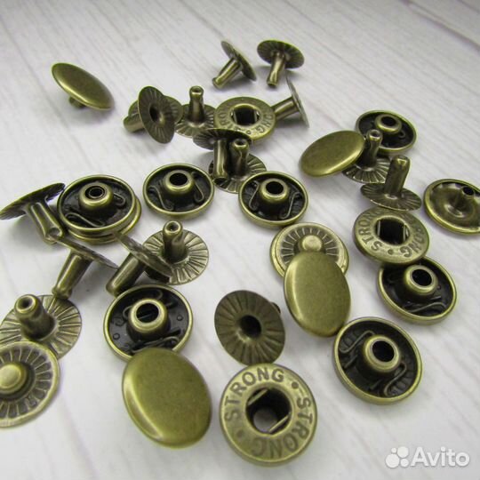 Кнопки галантерейные Альфа №54 12.5 мм, набор 80шт
