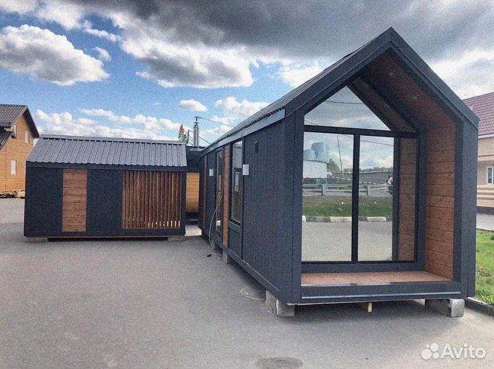 Модульная баня барн под ключ