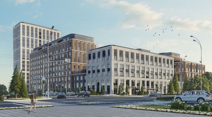 2-к. квартира, 61,6 м², 1/16 эт.