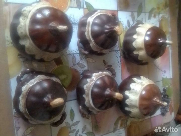 Горшочки для запекания керамика 2 комплекта 12 шт