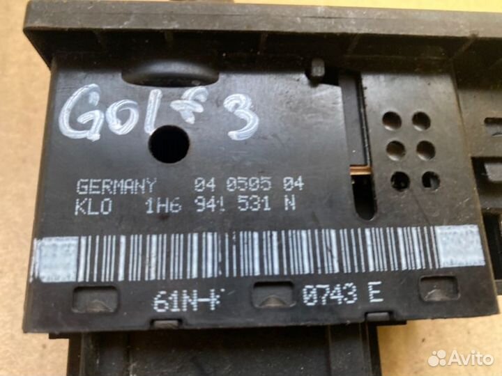 Переключатель света Volkswagen Golf 3 1993