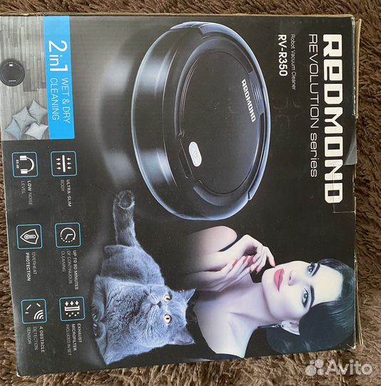 Робот пылесос redmond rv r350