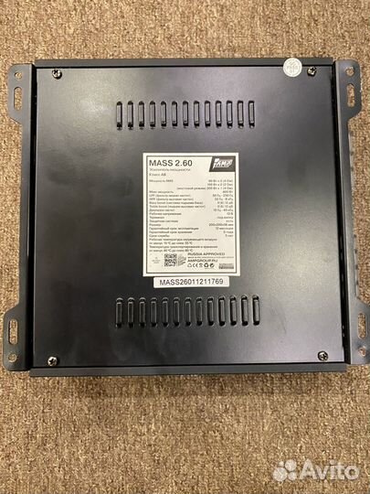 Усилитель 2х канальный