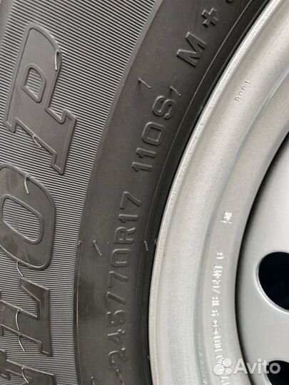 Колеса 245/70 R17 dunlop цена за 5 колес
