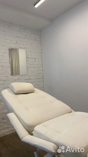 Косметологическое кресло на гидравлике, кожа