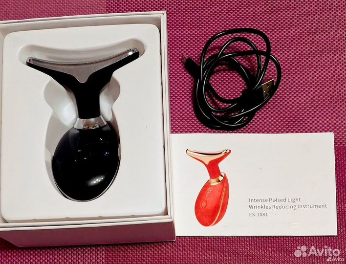 Микротоковый массажер для лица и шеи