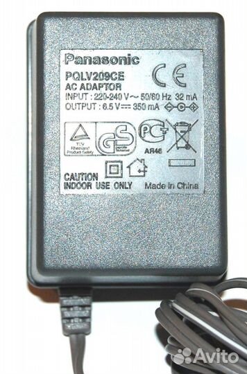Зарядное устройство телефона Panasonic pqlv209CE