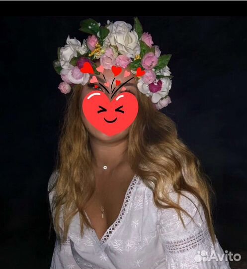 Венок на голову из цветов