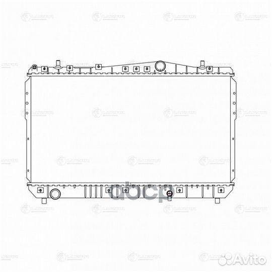 Радиатор охл. для а/м Chevrolet Rezzo (00) мт