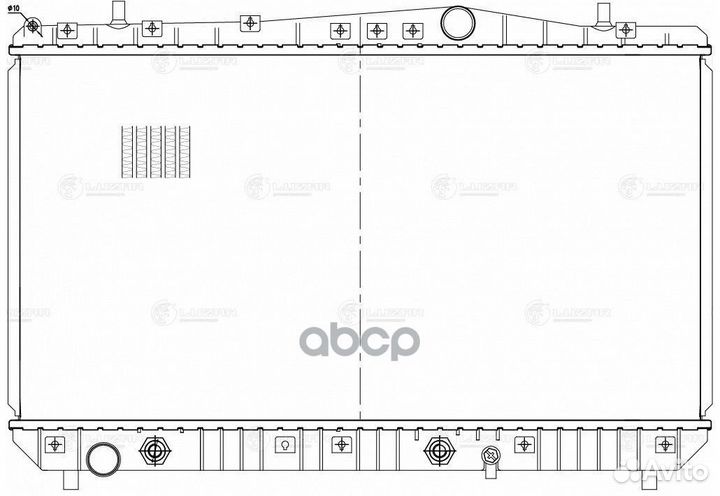 Радиатор системы охлаждения Chevrolet Lacetti